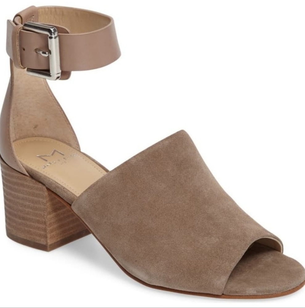 Marc Fisher Suede Robe Sandals